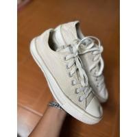 ราคา Converse All Star สีครีม ไซร้ 39.5/25 มือสองของแท้ (27589656373)