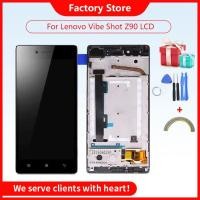 ราคา คุณภาพ AAA LCD DIsplay + หน้าจอสัมผัส Digitizer Assembly กรอบสําหรับ Lenovo Vibe Shot Z90 Z90a40 Z90-7 Z90-3 (45502536810)