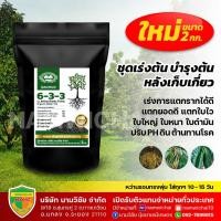 ราคา ปุ๋ยอินทรีย์เคมี ตราต้นไม้คู่ 6-3-3 ผสมอะมิโน-ฮิวมิค-ฟูลวิค ขนาด 2 กิโลกรัม มีอินทรีย์วัตถุคุณภาพสูงมากกว่า 10 ชนิด (11052042416)