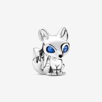 ราคา (ของแท้ พร้อมส่ง)Pandora Blue-Eyed Fox Charm แพนโดร่าชาร์มหมาป่า ของแท้ มือหนึ่ง (28368891048)