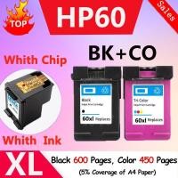 ราคา ใช้งานร่วมกับ HP 60XL ตลับหมึก HP 60 หมึก HP 60 สีดํา HP 60 ตลับหมึก Combo สําหรับ 2418 / 4288 / 4238 / 2488 / 4488 (51051920318)