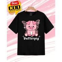 ราคา Katun เสื้อยืดหมูบิน Unisex | เสื้อภาพหมู | เสื้อยืด Unisex พิมพ์ลาย Butterpig วัสดุผ้าฝ้าย | เสื้อยืดคอกลมแขนสั้น Unisex พร้อมรูปภาพหมูปีก (28581989570)