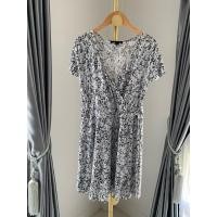 ราคา H&M JERSEY WRAP DRESS Used Size L C348 (29062768143)