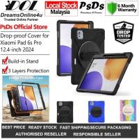 ราคา PsDs Xiaomi Pad 6s Pro 12.4 นิ้ว 2024 PirateKing Anti-Drop ทหารป้องกันกรณีฝาครอบ Build-in สายคล้องและขาตั้ง (43266019690)
