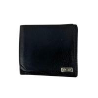 ราคา กระเป๋าสตางค์ผู้ชาย BALLY (แบรนด์สวิส) หนังแท้สีดำ รุ่นสั้นแบบสองพับ (Bi-fold Wallet) (29241024736)