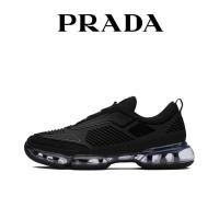 ราคา Prada Cloudbust Air รองเท้าลำลองสำหรับผู้ชายและผู้หญิงต่ำรองเท้าผ้าใบสีดำ (25390207812)