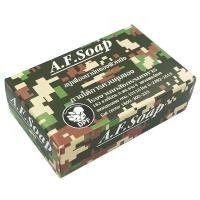 ราคา สบู่ เอ.เอฟ. สบู่เพื่ออนามัยของผิวหนัง เพิ่มความสะอาดสำหรับทุกผิวพรรณ โรงงานเภสัชกรรมทหาร ขนาด 90 กรัม A.F.Soap 90 g. (24890491287)