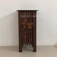 ราคา กระถางไม้สัก กระถาง​เก็บ​ร่ม ​หรือ ​ไม้กวาด​ ไม้สักแท้100% สำหรับ​เก็บร่ม​ หรือ​ ไม้กวาด (23175195681)