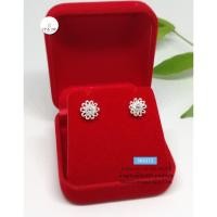 ราคา ต่างหูเงินแท้ 99% งานสุโขทัย งานทำมือ งานฉลุลายดอกไม้ (งานสุโขทัย) : SK0372 (5844878696)