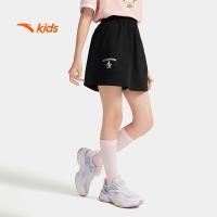 ราคา Anta เด็กผู้หญิงกางเกงทอกลางแจ้งกระโปรง 3625C6503-4 -สีดําพื้นฐาน (26493280572)