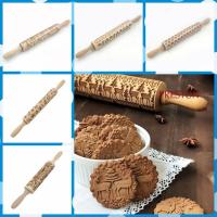 ราคา เพรสตัน ลายนูนกลิ้ง เข็มหมุด,ไม้เนื้อแข็ง กวางเอลก์ ลูกกลิ้งแกะสลัก, ลูกกลิ้งลวดลายรูปแบบคริสต์มาสเกล็ดหิมะเลเซอร์แกะสลักการพิมพ์โรลลิ่งพินคุกกี้ (45750615609)