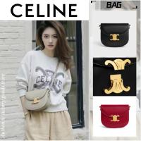 ราคา ♞,♘เซลีน CELINE TEEN BESACE TRIOMPHE กระเป๋าถือหนังมันวาว/กระเป๋าผู้หญิง/ขนาดเล็ก/กระเป๋าอาน XA (27581795293)
