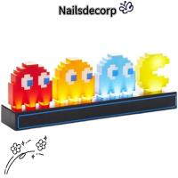 ราคา NAILSDECOR ไฟกลางคืน, ไอคอนเกม LED รูป Pixel Light, โคมไฟบรรยากาศควบคุมด้วยเสียงที่มีสีสันแฟชั่น (40074396019)