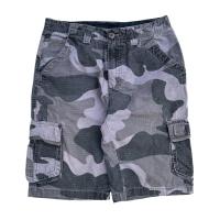 ราคา กางเกงขาสั้น คาร์โก้ สามส่วน กระเป๋าข้าง ลายพราง ทหาร Cargo short Camouflage แบรนด์ มือสอง (29230396931)