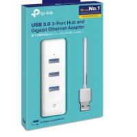 ราคา Tp-link UE330 USB 3.0 3-Port Hub & Gigabit Ethernet Adapter อะแดปเตอร์ USB 2 in 1 (18791450782)