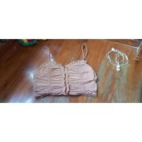 ราคา เสื้อครอปใส่ครั้งเดียวแบรนด์เนม สีส้มอิส สวยใส่แล้วขับผิวสว่าง (20434622024)