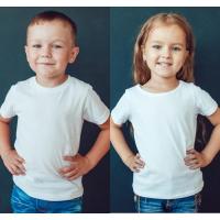 ราคา เสื้อยืดเด็ก คอกลม เสื้อพละ สีขาว ผ้า Cotton 100% เนื้อดี คุณภาพส่งออก (6644675397)