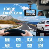 ราคา กล้องติดรถ FHD1080P กล้องหน้า กล้องติดรถยนต์ มุมกว้าง 170° องศา Car dash camera T675 (44008280191)