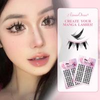 ราคา 10 แถว Naughty Goblin Dark Demon ขนตาปลอมการ์ตูนตุ๊กตาบาร์บี้แต่งหน้า Cos อะนิเมะแต่งหน้าเริ่มต้น (26606490202)