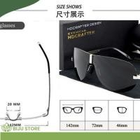 ราคา HDCRAFTER SUNGLASSES UNISEX SUNGLASSES BLACK POLARIZED GOLD BROWN MOST (44374140084)