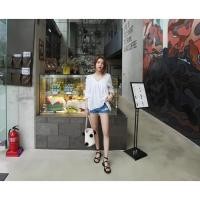 ราคา MY098 เสื้อผ้าฝ้ายคอวี (114114922)