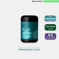 ราคา ผงสาหร่ายบลู สไปรูลิน่า ออแกนิค | Organic Blue Spirulina Powder ( Superfood powder ) Pealicious 30g (4837370170)
