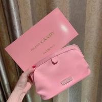 ราคา แท้ กระเป๋าเครื่องสำอางค์ Prada สีชมพู (7686139663)