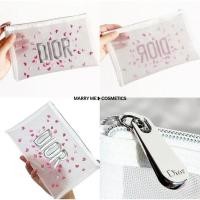 ราคา กระเป๋า Dior ปักหัวใจสีชมพู Dior Novelty Heart White Mesh Pouch (25064714044)