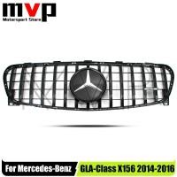 ราคา Glossy Black GTR Style Racing Grille With Mirror 3D Star Emblem Logo Badge For Mercedes Benz GLA-Cl (47452554830)