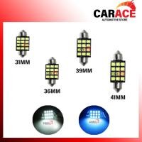 ราคา 1 PC 12-LED Festoon Ice Blue 2835 12V โคมไฟอุ่นรถโดมไฟอ่านหนังสือ 31 มม.36 มม.39 มม.41 มม. (42274614370)