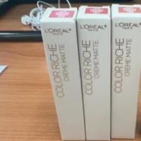 ราคา [ใหม่!] ลอรีอัล ปารีส ลิป คัลเลอร์ริช ครีมแมท L'OREAL PARIS Color Riche Crème Matte (26831080399)