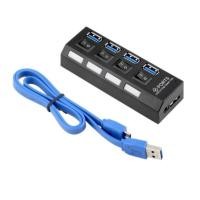 ราคา BEST สวิทช์ USB Hub 4 port High Speed Mini 4 Port USB Hub USB 3.0 Hub For Laptop PC Computer (40705562100)
