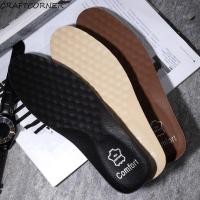 ราคา CRAFTCORNER พื้นรองเท้าหนังสีน้ำตาลเรียบง่าย ระบายอากาศได้ดี ดูดซับเหงื่อ สำหรับรองเท้าผ้าใบและรองเท้าหนังผู้ชาย (42826502765)