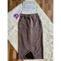 ราคา Retro girl กระโปรงไหมพรมสีน้ำตาลทรงสอบ (25208348065)