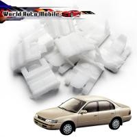 ราคา กิ๊บยางรีดน้ำประตู พลาสติก สีขาว 10 ชิ้น Toyota Corolla AE100 92 92 95 96 Corona ปี (9123267701)