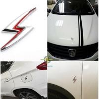 ราคา โลโก้ซิลเวีย นิสสัน ติดฝากระโปรงหน้า Lightning 'S' fits Nissan Silvia logo front hood badge S15 S14 S13 200SX 240SX (5478552297)