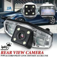 ราคา กล้องมองหลังรถยนต์ พร้อมไฟ LED 4 ดวง สําหรับ Honda Accord Civic EK FD Pilot Fit Jazz 1998-2013 (24370744421)