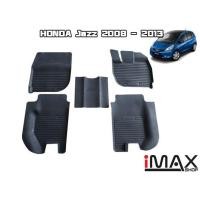 ราคา ผ้ายางรองพื้นเข้ารูปตรงรุ่น HONDA Jazz 2008-2013 พรมปูพื้นรถ แผ่นยางปูรถยนต์ ถาดยางปูพื้นรถเข้ารูป (1593785553)