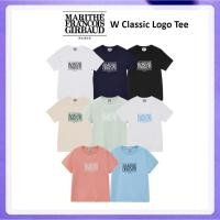 ราคา Marithe Francois Girbaud W Classic Logo Tee (White, Light Beige, Navy, Pink, Sky Blue) (22267815858)
