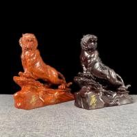 ราคา ไม้เนื้อแข็งปีเสือมะฮอกกานีของขวัญขนาดใหญ่2022ราศีเสือสัตว์ชิงชันแกะสลักงานฝีมือแกะสลัก วีบาซ (46251924059)