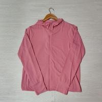 ราคา Uniqlo AIRism UV Protection Mesh Hoodie เสื้อคลุม กัน UV มีฮู้ด สีชมพู Size XL หญิง มือ2 (24104777008)