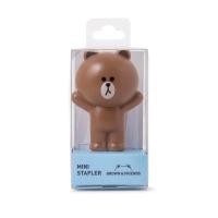 ราคา LINE FRIENDS BROWN MINI STAPLER สินค้าลิขสิทธิ์แท้ พร้อมส่ง 1ชิ้นค่ะ (3357921780)