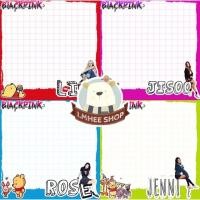 ราคา กระดาษโน๊ต blackpink ไม่มีแถบกาว (654543329)