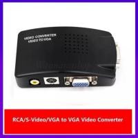 ราคา AV TO VGA Converter VGA + S-Video คอมโพสิต RCA VGA OUT สำหรับ PC TO TV (25304783407)