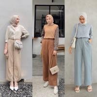 ราคา เอวสูงผ้าลินิน Culottes กางเกง Laura Slim ผ้าลินิน Culottes กางเกงผ้าลินิน Culottes/SEOUL ผ้าลินิน Culottes (23705095525)