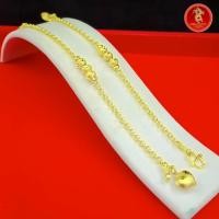 ราคา สร้อยข้อมือลายผ่าหวาย3โอ่งกลาง 2สลึง ผ139 (24683854535)