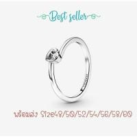 ราคา (ของแท้100%)️แถมกล่อง Pandora silver ring แหวนหัวใจ (27864164105)
