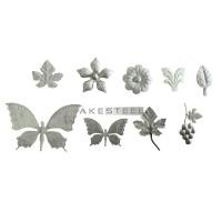 ราคา ลายเหล็กดัด"ผีเสื้อเล็ก"ใบองุ่ณ"ดอกทานตะวัน" ใบไม้sL3(ขายเป็นแพค) (14583007600)