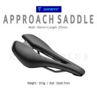 ราคา New2025 เบาะจักรยาน GIANT รุ่น Approach รางโครโม และ Approach SL รางอลู ขนาด 145mm. นั่งดีแนะนำเลย (8305235783)