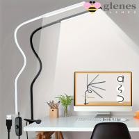 ราคา Glenes โคมไฟตั้งโต๊ะ LED 360°โคมไฟตั้งโต๊ะ LED แบบคลิปหนีบ พับได้ ปรับได้ ใช้สาย USB สําหรับนักเรียน ใช้ในบ้าน สํานักงาน (24112957640)